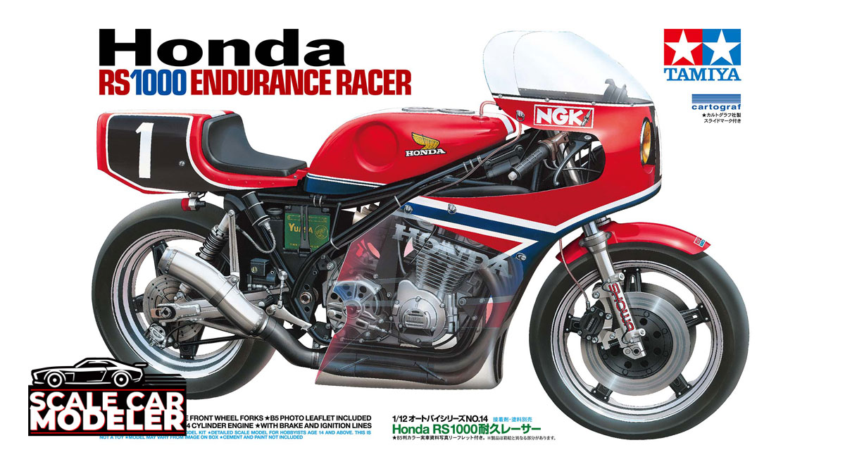 本田 RS1000 耐力赛车模型盒绘